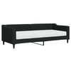 vidaXL Sofa z materacem do spania, czarna, 80x200 cm, tkanina