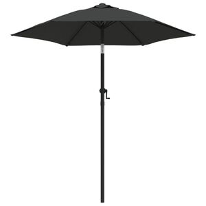 vidaXL Parasol, antracytowy, 200x224 cm, aluminium