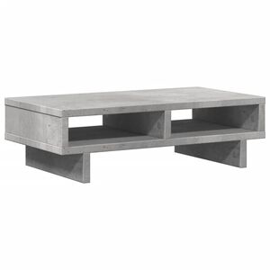 vidaXL Podstawka pod monitor, szarość betonu, 50x27x15 cm
