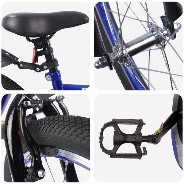 vidaXL Rower Dziecięcy 18 Cali dla dzieci w wieku 5-7 lat