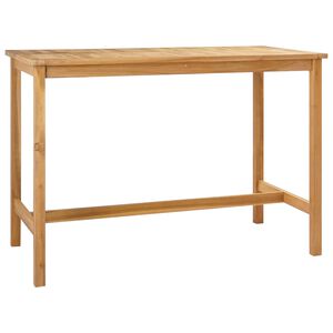 vidaXL St&oacute;ł barowy naturalny 150 x 75 x 105 cm Lite drewno teakowe
