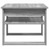 vidaXL Stolik kawowy z przechowywaniem Szary Sonoma 64 x 54 x 44 cm