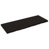 vidaXL P&oacute;łka, ciemnobrązowa, 160x60x(2-6) cm, wykończone drewno dębowe