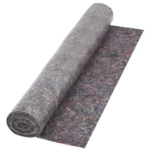 vidaXL Filcowa mata malarska, antypoślizgowa, 50 m, 180 g/m&sup2;, szara