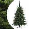 vidaXL Sztuczna choinka z bombką 120 cm 150 LED Ciepła biel