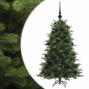 vidaXL Sztuczna choinka z bombką 120 cm 150 LED Ciepła biel