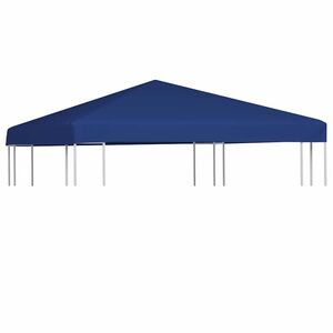 vidaXL Zadaszenie altany ogrodowej, 310 g/m&sup2;, 3 x 3 m, niebieskie