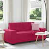 vidaXL Sofa dwuosobowa, wino czerwone, 180x77x82 cm, aksamit