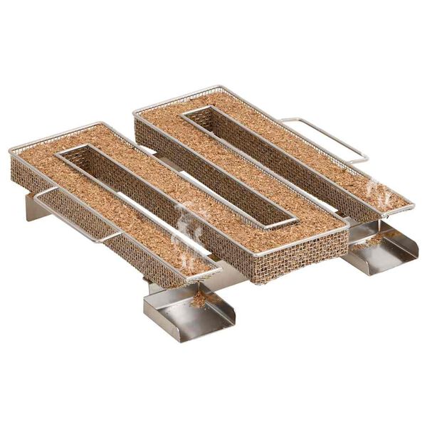 vidaXL Generator zimnego dymu, czworokątny, 22,5 cm, stal nierdzewna