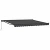 vidaXL Rama markizy antracytowy 400 &times; 300 cm Poliester z powłoką PU