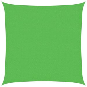 vidaXL Żagiel przeciwsłoneczny, 160 g/m&sup2;, jasnozielony, 3x3 m, HDPE