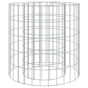 vidaXL Palenisko gabionowe, &Oslash; 50 cm, galwanizowane żelazo