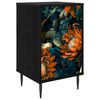 vidaXL Szafka Nocna LOCHEM Czarny dąb 36 x 33 x 61 cm