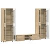vidaXL Zestaw szafek RTV FLORIN Dąb Sonoma Materiał drewnopochodny