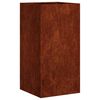 vidaXL Doniczka Rusty 40x40x80 cm Stal nierdzewna