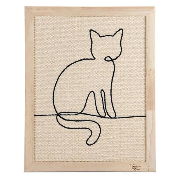 Designed by Lotte Tablica do drapania dla kota Sammy, 50x40x2, drewno