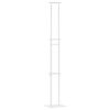 vidaXL Stoiska na targi Biały 30 x 23,5 x 210 cm Stal