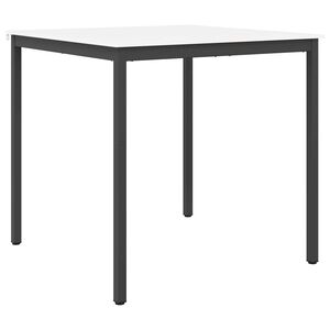 vidaXL St&oacute;ł barowy Biały 110 x 110 x 105 cm Lite drewno sosnowe