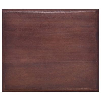 vidaXL Stolik nocny, klasyczny brąz, 35x30x60 cm, drewno mahoniowe