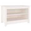 vidaXL Szafka na buty, biała, 70x38x45,5 cm, drewno sosnowe