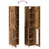 vidaXL Highboard 2 pcs Stare drewno Materiał drewnopochodny