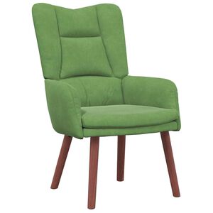 vidaXL fotel Jasnozielony 63 x 67 x 94 cm Aksamit