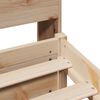 vidaXL Łóżko z regałem, bez materaca, 90x200 cm, sosnowe