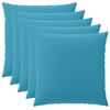 vidaXL Poszewka na poduszkę 6 pcs HEERLEN Jasnoniebieski 60 x 60 cm