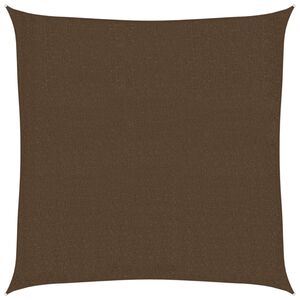 vidaXL Żagiel przeciwsłoneczny, 160 g/m&sup2;, brązowy, 2,5x2,5 m, HDPE