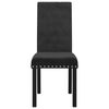 vidaXL Krzesła stołowe, 4 szt., czarne, obite aksamitem