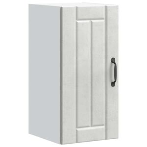 vidaXL Szafka ścienna kuchenna "Lucca" Betonowa szara Drewno klejone