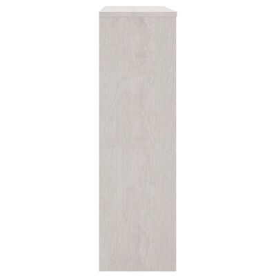 vidaXL Nadstawka nad szafkę, biała, 90x30x100 cm, drewno sosnowe