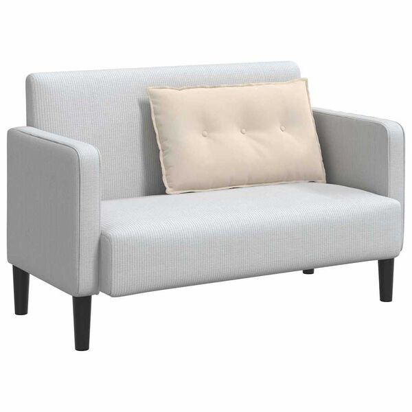 vidaXL Poduszka na plecy Beżowy 80 x 50 cm Tkanina mikrofibrowa