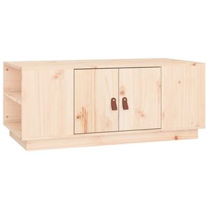 vidaXL Stolik kawowy, 100x50x41 cm, lite drewno sosnowe