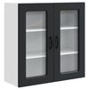vidaXL Front do zmywarki Kalmar Czarny 80 x 31 x 80 cm