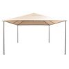 vidaXL Altana/namiot ogrodowy, 4x4 m, stal, beżowy