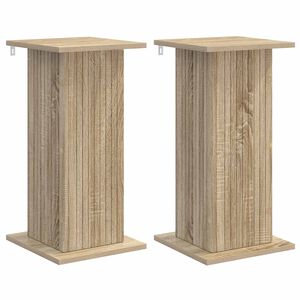 vidaXL Stojak na rośliny 2 pcs dąb Sonoma 30,5 x 30 x 60,5 cm