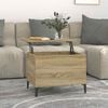 vidaXL Stolik kawowy, dąb sonoma 60x44,5x45 cm materiał drewnopochodny