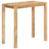 vidaXL Stolik barowy, 112x55x108, lite drewno mango