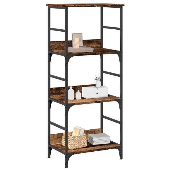 vidaXL Regał na książki, stare drewno, 50x33x117,5 cm