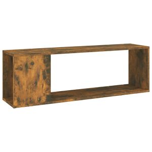 vidaXL Szafka pod telewizor, przydymiony dąb, 100x24x32 cm