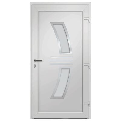 vidaXL Drzwi frontowe, antracytowe, 98 x 200 cm