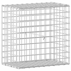 vidaXL Gabion z drutu 5 mm i siatką 5x5 cm 50x30x50 cm Stal ocynkowana