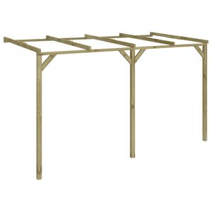vidaXL Pergola przyścienna, 2 x 4 x 2,2 m, drewno