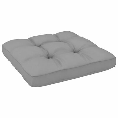 vidaXL Poduszka na sofę z palet, szara, 70x70x10 cm