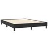 vidaXL Łóżko Box Spring bez materaca Czarne 140x210 cm Aksamit