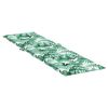 vidaXL Poduszka na leżak, wz&oacute;r w liście, tkanina Oxford