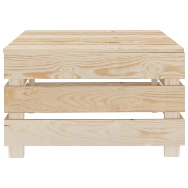 vidaXL Stolik ogrodowy z palet, drewniany