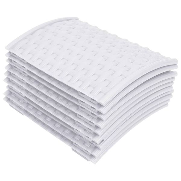 vidaXL Osłona pod choinkę, biała, &Oslash;54x19,5 cm