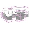 vidaXL Zestaw Sof na Ogr&oacute;d z przechowywaniem 8 pcs Beżowy Polirattan